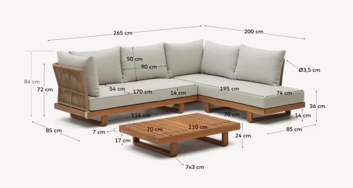 Raco loungeset - E-mail to order