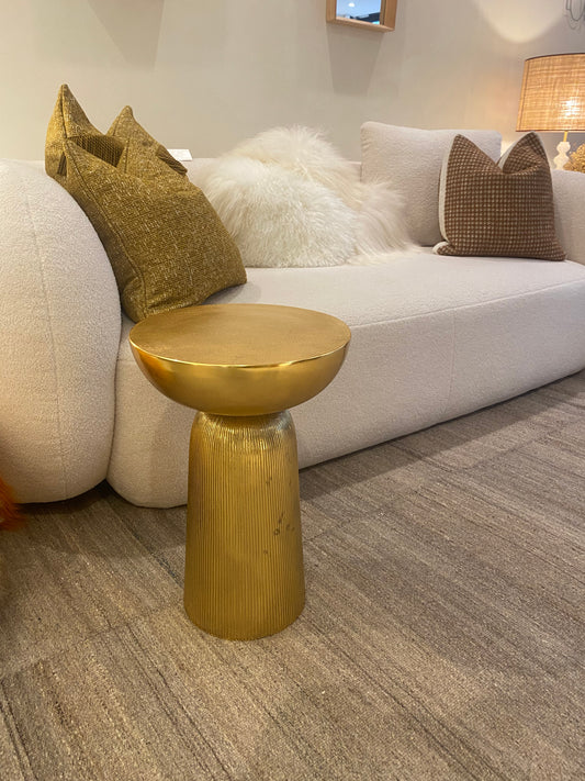 Golden side table