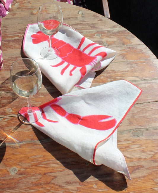 Coastal napkin set of 2