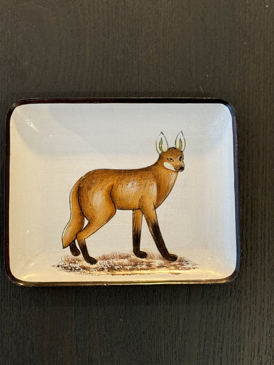 Handpainted Iron Trays 15x12 cm