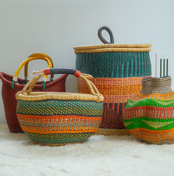 Colorful Woven Baskets