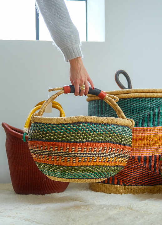 Colorful Woven Baskets