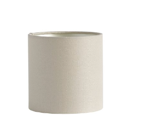 Ecru linen lamp shade