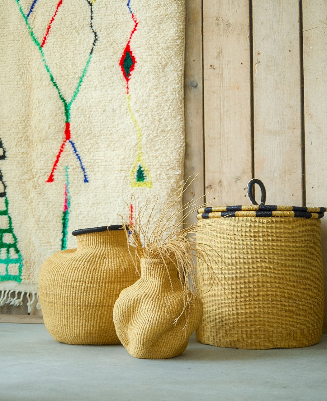 Colorful Woven Baskets