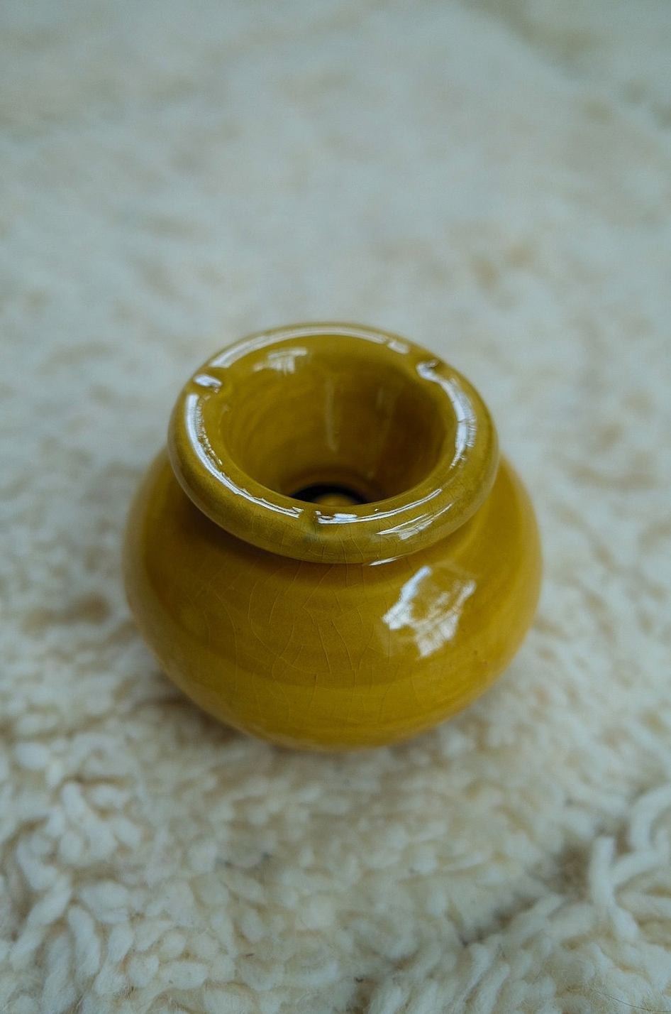 Moroccan ashtray -  small round