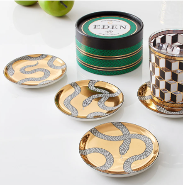 Porcelain Coasters - set of 4